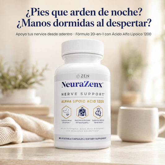 NeuraZenx 90 Cápsulas - Controla y trata la Neuropatia