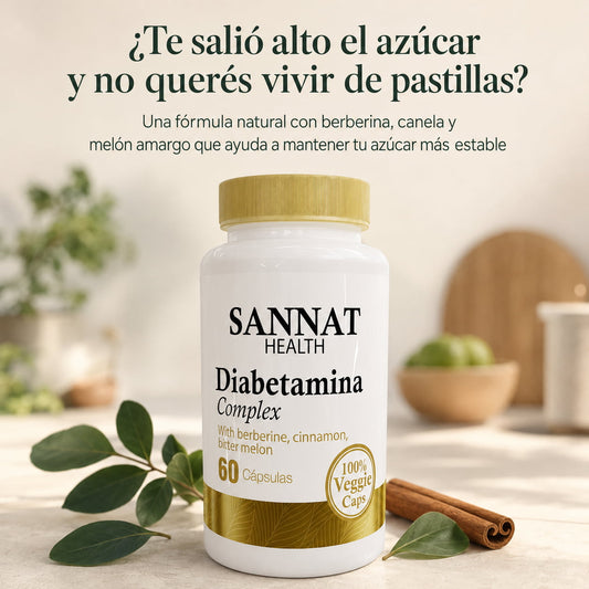 Diabetamina Complex 60 Cápsulas - Controla tus Niveles de Glucosa